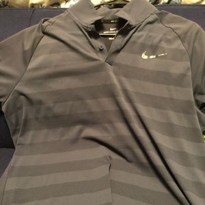 Nike Zonal Cooling Golf Polo Blue/Grey - Large